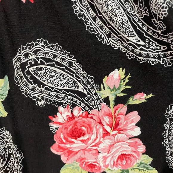 NWT Paisley Rose Babydoll Top - Picture 6 of 8